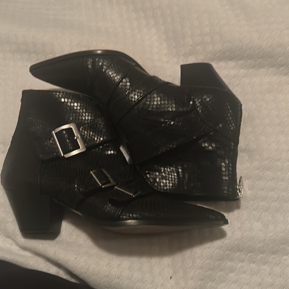 Zara ankle boots, black leather size 36 - Picture 3 of 3